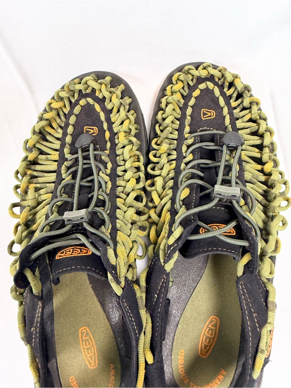 KEEN Men’s Size 10 Shoes Sandals Woven Outdoors Hiking Uneek Style Bungee Cords - Picture 11 of 13
